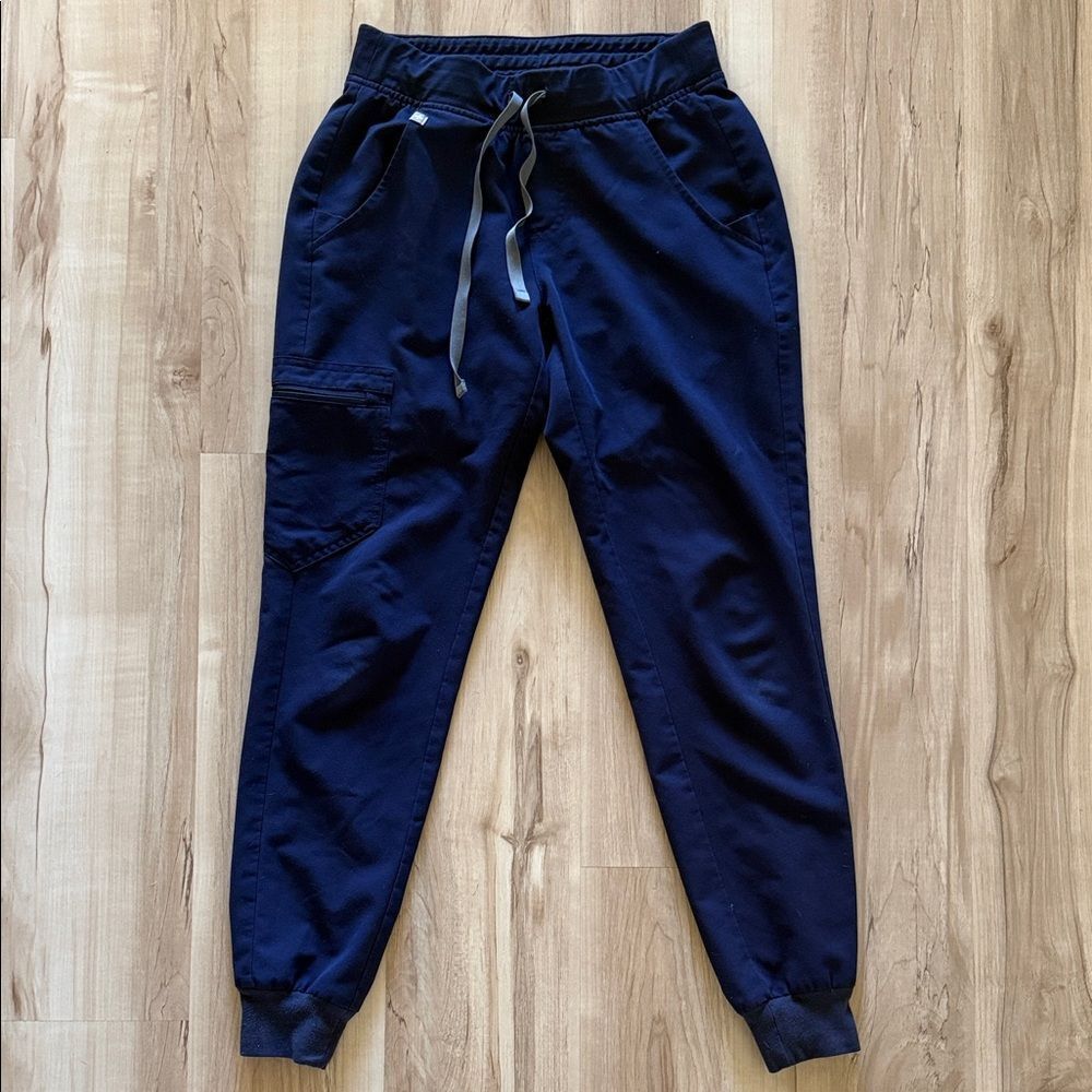 FIGS Navy Zamora Jogger Scrub Pants